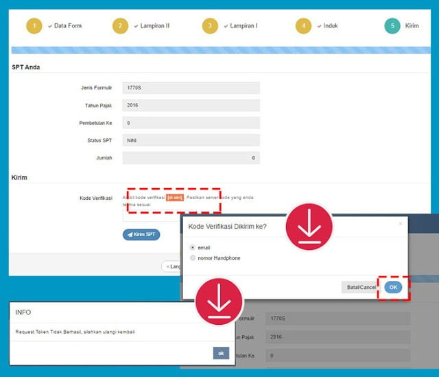 Minta Kode Verifikasi