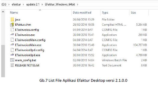 update efaktur 2018